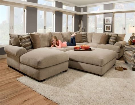 Contemporary Microfiber Sectional Sofa Sofa Living Room Ideas