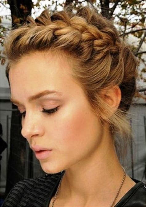 Pictures Of French Braid Updo Hairs