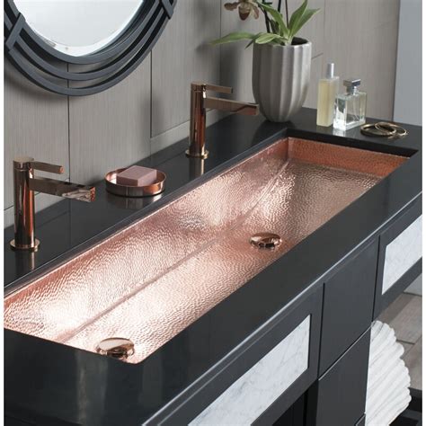 Trough sinks, once just found on farms, are now becoming increasing popular for today's bathrooms. Native Trails Trough Metal 48" Trough Bathroom Sink | Wayfair