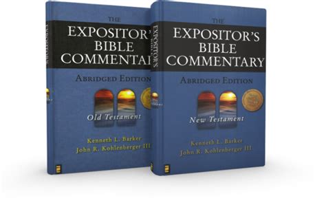 Expositors Bible Commentary Abridged Edition 2 Volumes Accordance