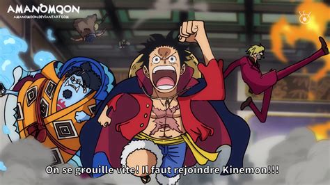 One Piece Chapter 994 Luffy Jinbei Sanji Anime By Amanomoon On Deviantart