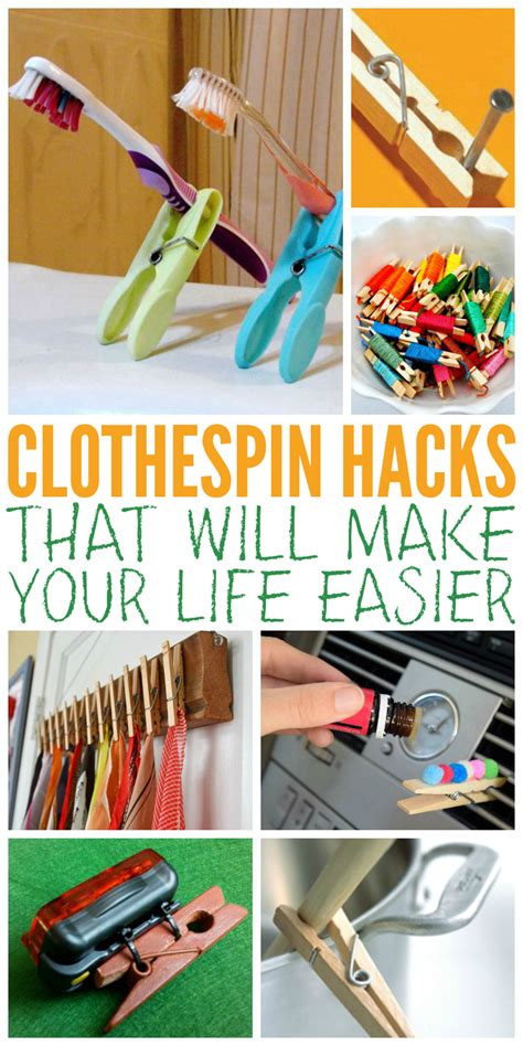 Clothespin Hacks And Organization Tips That Will Make Your Life Easier