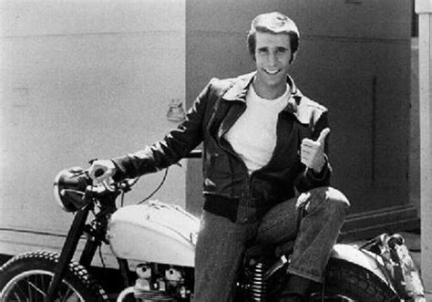 Heres Fonzie From Happy Days No He Never Carried A Weapon But He