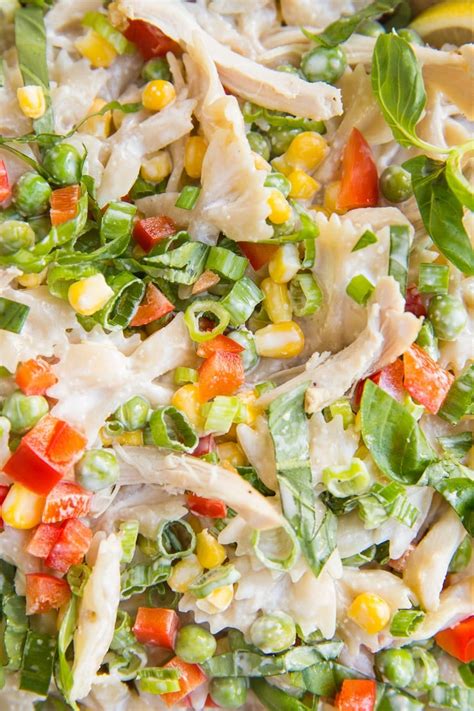 Creamy Chicken Pasta Salad The Roasted Root