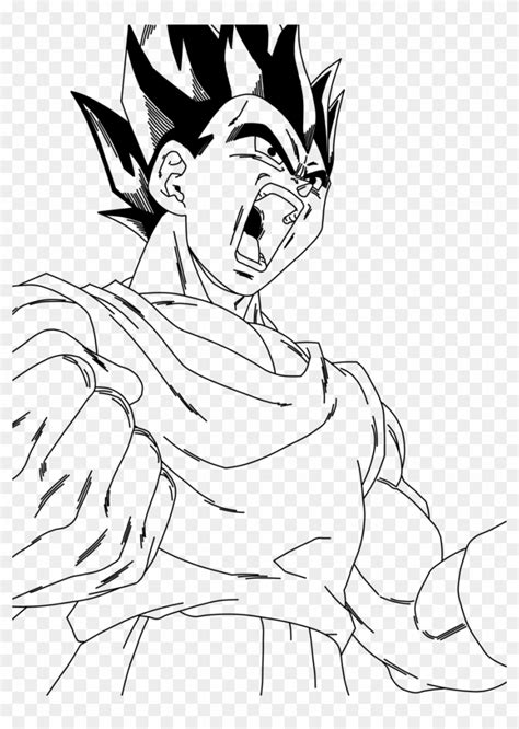 Vegeta Coloring Pages Mantappu Colors