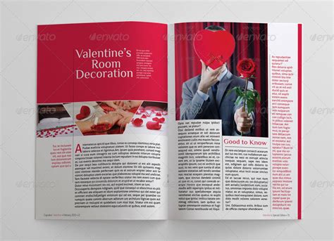24 Pages Valentine Magazine Template By Bagera Graphicriver