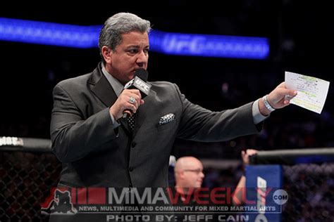 Its Time For Bruce Buffer To Unleash His Ufc Memories And