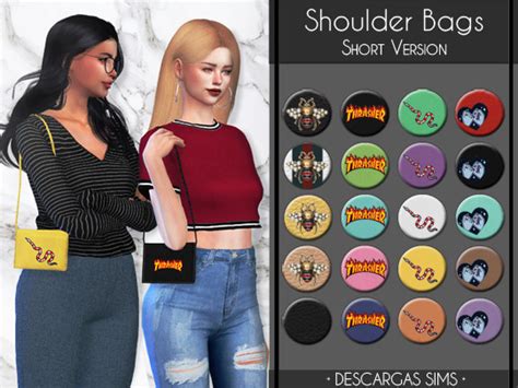 Shoulder Bags Short Version At Descargas Sims Sims 4 Updates