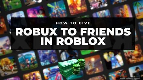 How To Give Robux To Friends On Roblox In 2023 Best Method