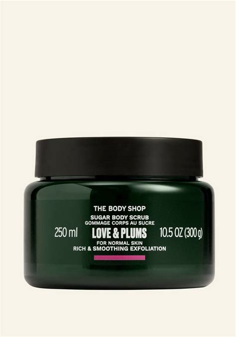 The Body Shop Love And Plums Sugar Body Scrub 250ml Nirnita