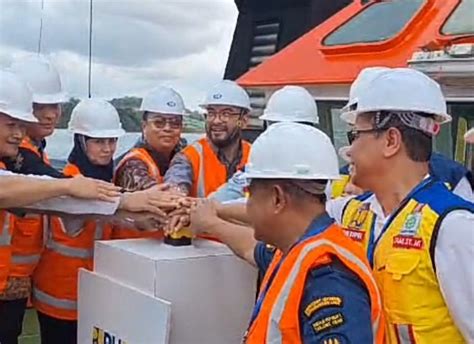 Pengeboran Pengambilan Sampel Tanah Pembangunan Jembatan Babin Dimulai