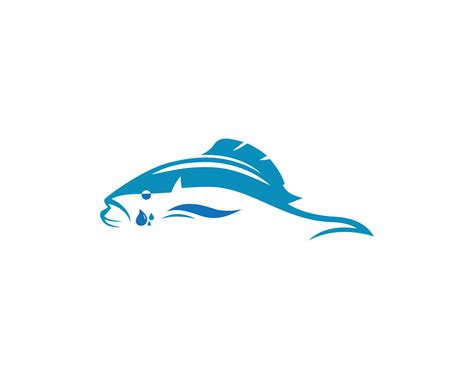 Fish Logo Template Creative Vector Design Of Fishing Club Logo Or