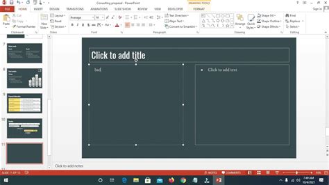 How To Make Two Columns In Powerpoint Youtube