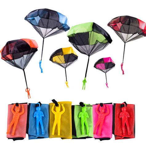1pcs Hand Throwing Parachute Kids Outdoor Funny Toys Game Play Toys For
