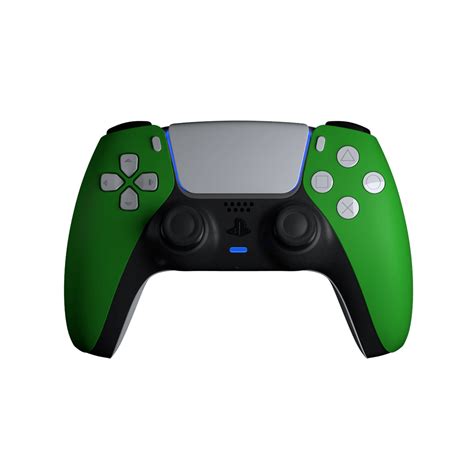Transparent Green Custom Playstation Ps5 Dualsense Controller