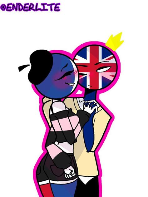 France X England Country Humans Love Countryhumans
