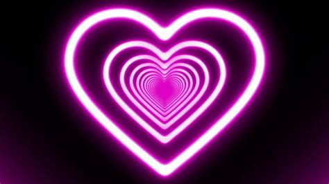1179x2556px 1080p Free Download Stunning Neon Lights Love Heart