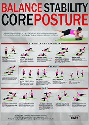 Core Stability Balance Trainers Posture Training Chart All Sports Types