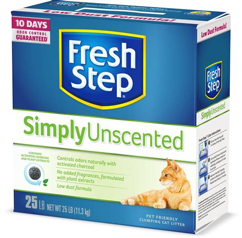 Fresh Step Simply Unscented Litter Clumping Cat Litter 25 Pounds