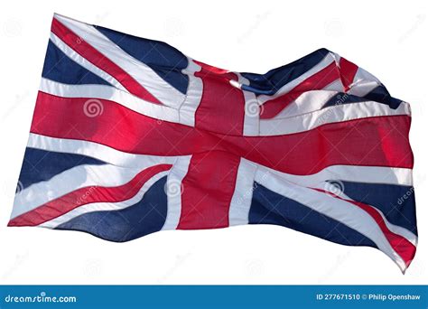 British Union Flag Isolated On A White Background Stock Photo Image