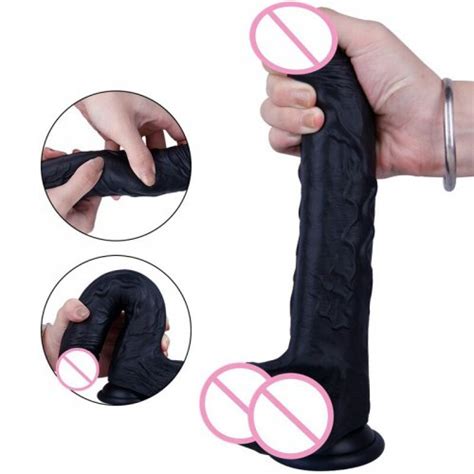 10 Inch Flexible Phallus Huge Large Realistic Dildos Thick Silicone