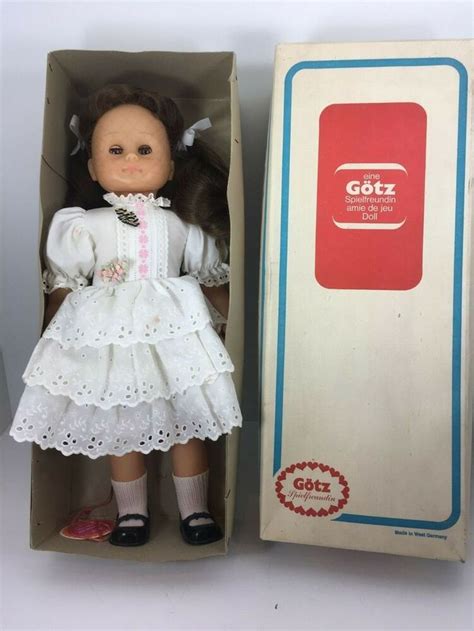 Vintage Gotz Puppe 19 German Doll Iob Made In West Germany Ebay German Dolls Dolls Playset