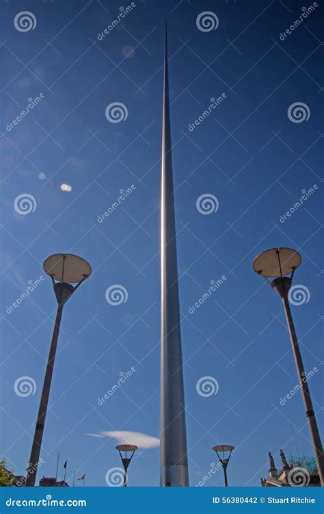 The Spire Of Dublin Also Known As Spike Editorial Image Cartoondealer