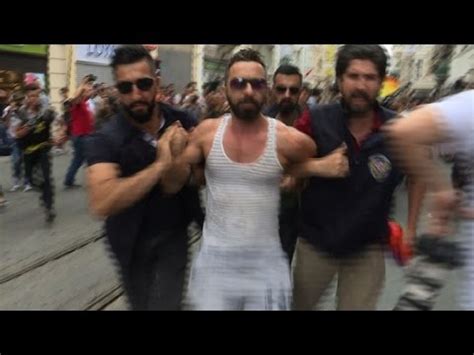 Turkey Police Fire Rubber Bullets At Banned Gay Pride Parade Youtube