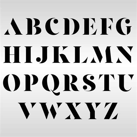 Printable Fonts Letters