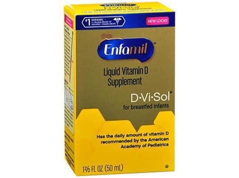 Enfamil D Vi Sol Vitamin D Supplement Drops 166 Oz