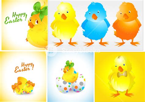 Easter Chicken Vectors Royalty Free Stock Image Storyblocks