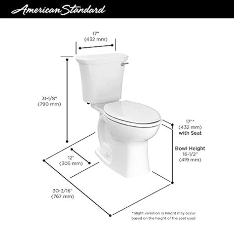 American Standard 204bb104020 Edgemere Right Height Round Front 10