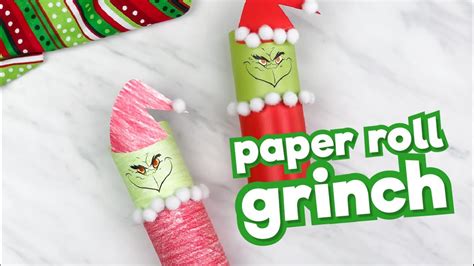 Toilet Paper Roll Grinch Craft Youtube
