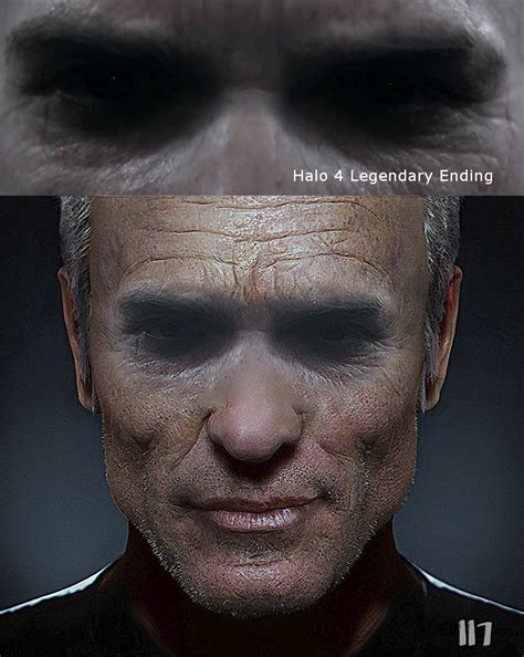 I Tried To Create The Face Of The Master Chief Using The End Scene From