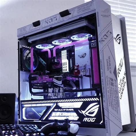Rog Strix Helios Computer Chassis Customized Matte Sticker For Gaming
