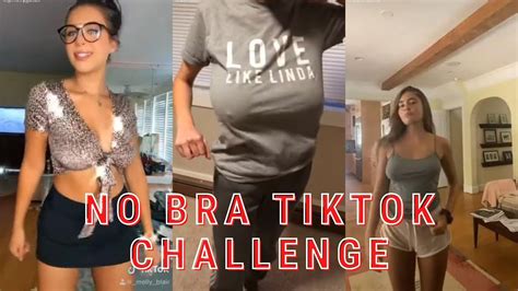 Tiktok No Bra Challenge Tik Tok Compilation Youtube