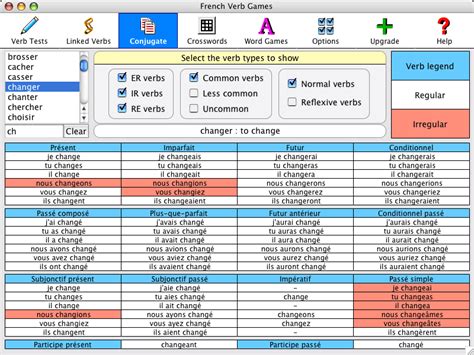 French verb conjugation tables with simple and compound conjugations for 1,200+ french verbs. French Verb Conjugation Tables With English Translation ...