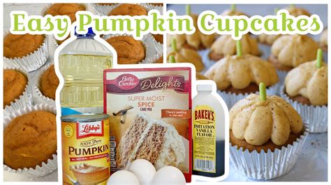 Easy Pumpkin Cupcakes Youtube
