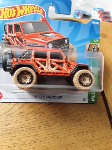Hot Wheels ‘17 Jeep Wrangler Orange 2022 Hotwheels Treasure Hunt Hcy03