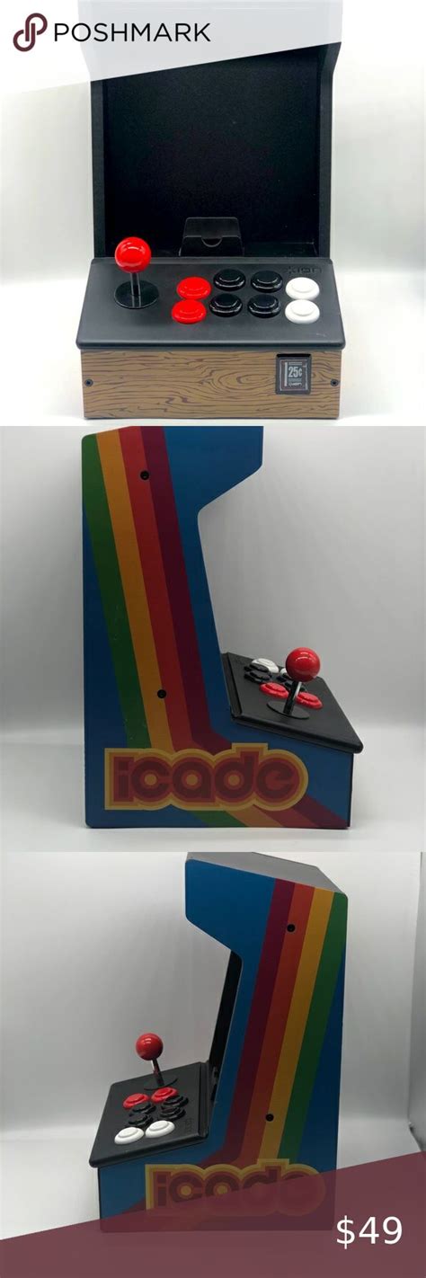 Working Ion Icade Tabletop Arcade Gaming Cabinet For Ipad Tablets