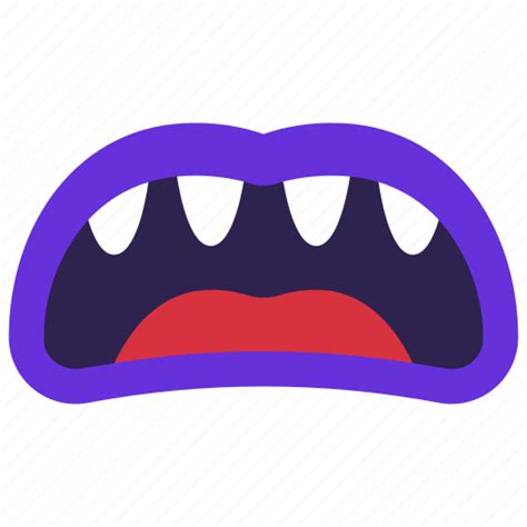 Monster Mouth Spooky Scary Monsters Icon Download On Iconfinder