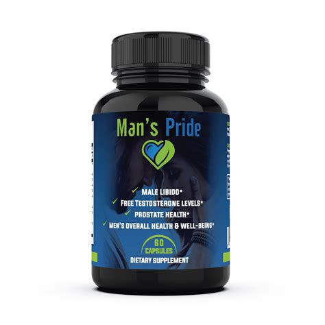 Mans Pride Premium Natural Testosterone Booster For Men Increase