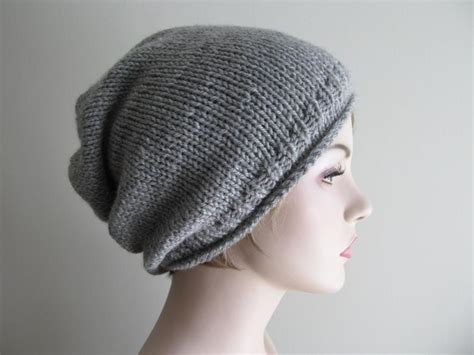 Hipster Slouchy Beanie Pattern Craftsy Knitting Knitting Patterns Knitted Hats