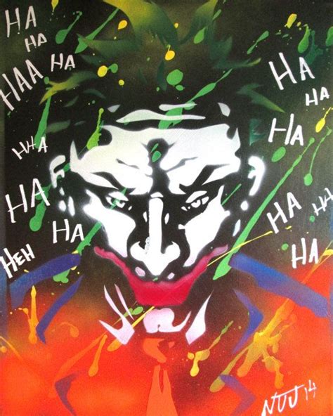 Batman And Joker Graffiti Print Set 2 Prints Amazing Gotham Urban Artwork