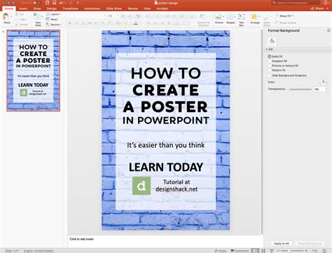 It's best to create the charts in powerpoint, rather than importing them. How to Make a Poster in PowerPoint: 10 Simple Steps ...