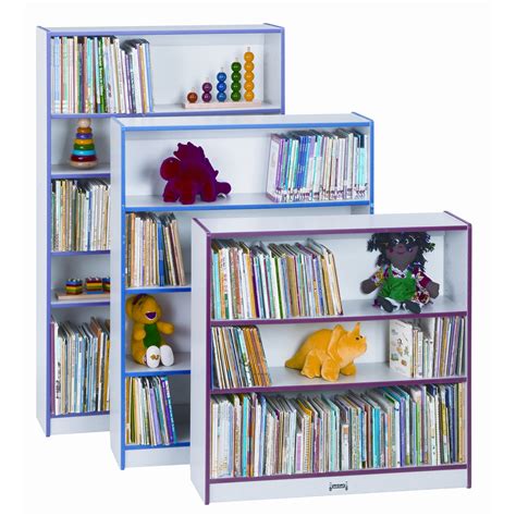 Wall mounted bookshelf by whitney brothers. Jonti-Craft Rainbow Accents® 48" Bookcase | Wayfair.ca