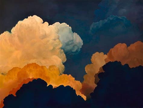 Interview Contemporary Artist Paints Atmospheric Clouds In Oil
