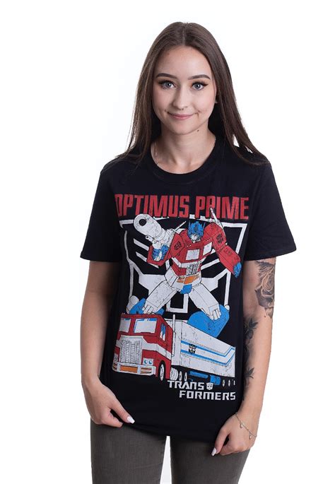 Transformers Optimus Prime Distressed T Shirt Impericon En