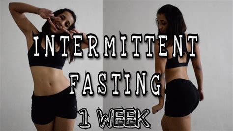 I Tried Intermittent Fasting For 1 Week Youtube
