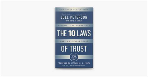 ‎10 Laws Of Trust Expanded Edition On Apple Books